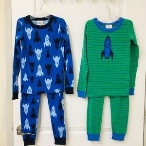 Hanna Andersson Rocket Pajamas 2 Set